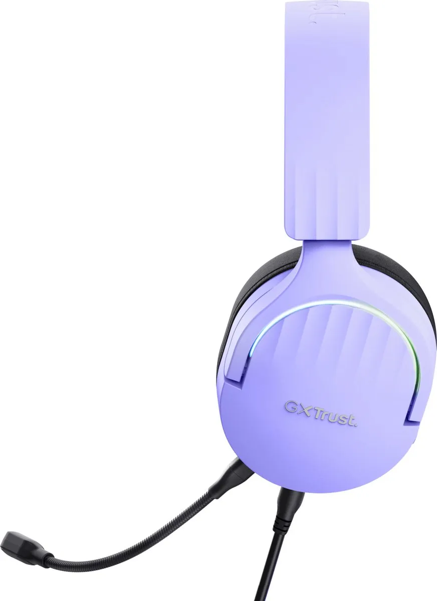 Trust GXT 490 Fayzo Gaming Headset - 7.1 Surround - Paars - afbeelding 6 van 6