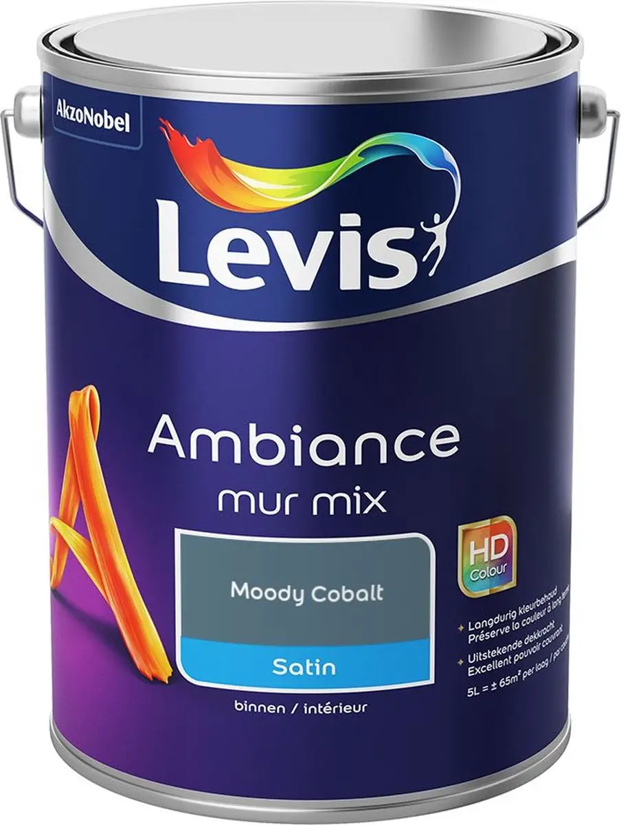 Levi's Ambiance Mur Satin Mix Moody Cobalt