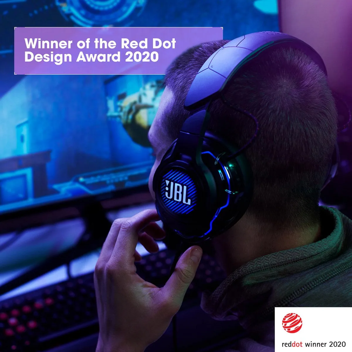 JBL Quantum ONE Gaming Headset - Zwart