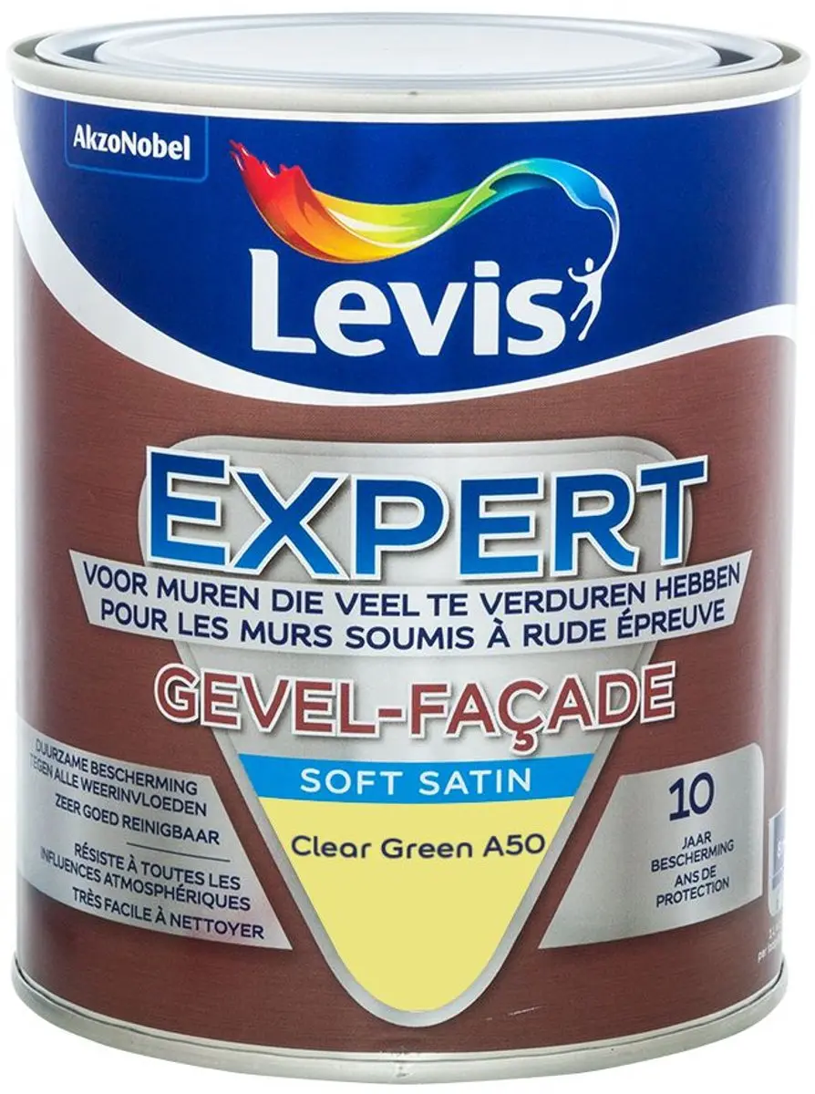 Levi's Expert Gevel Mix Clear Green A50 Mengverf 1L
