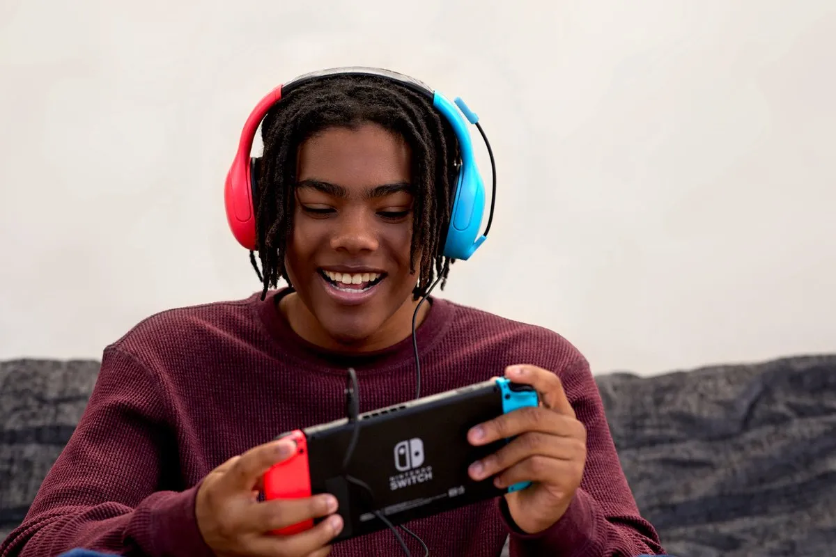 Turtle Beach Airlite Fit TBS-8002-25 Gaming Headset - Nintendo Switch - Blauw/Rood