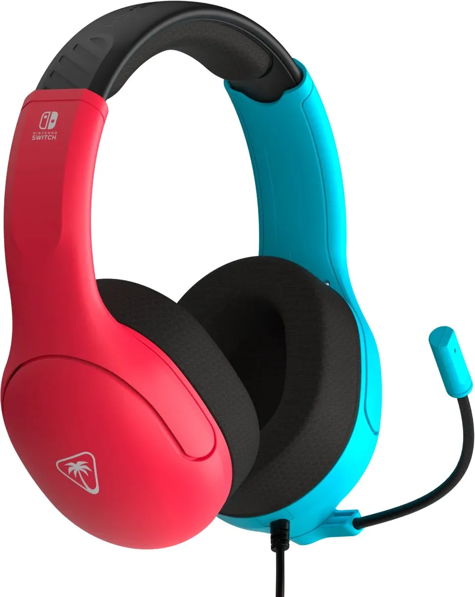 Turtle Beach Airlite Fit TBS-8002-25 Gaming Headset - Nintendo Switch - Blauw/Rood