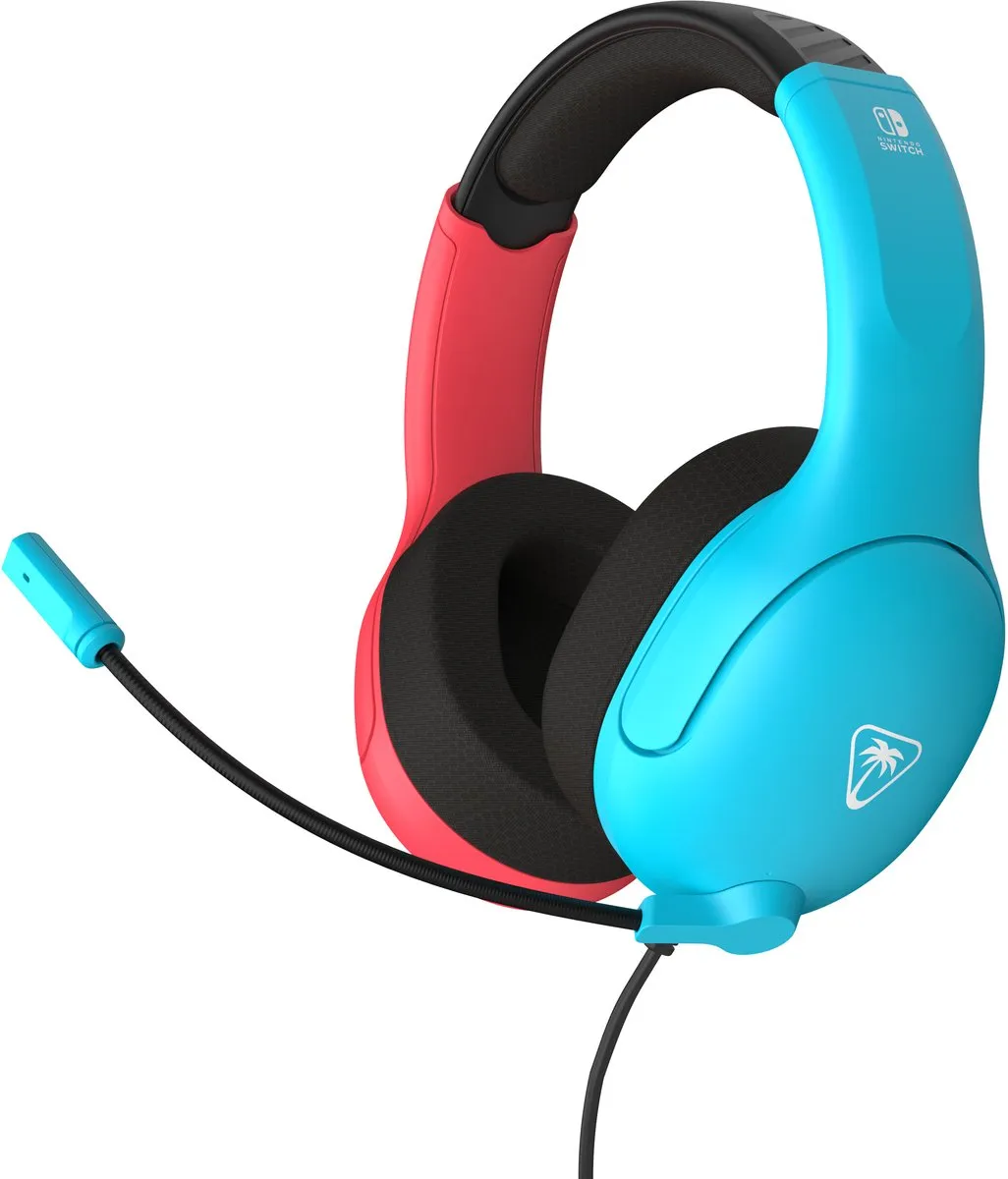 Turtle Beach Airlite Fit TBS-8002-25 Gaming Headset - Nintendo Switch - Blauw/Rood