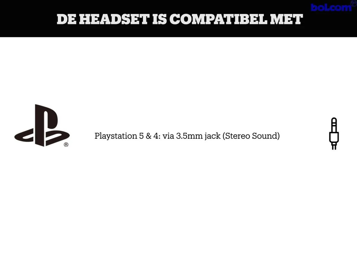 Trust GXT 488 Forze - Gaming headset voor PS4 Official licenced - 3.5mm aansluiting - Zwart