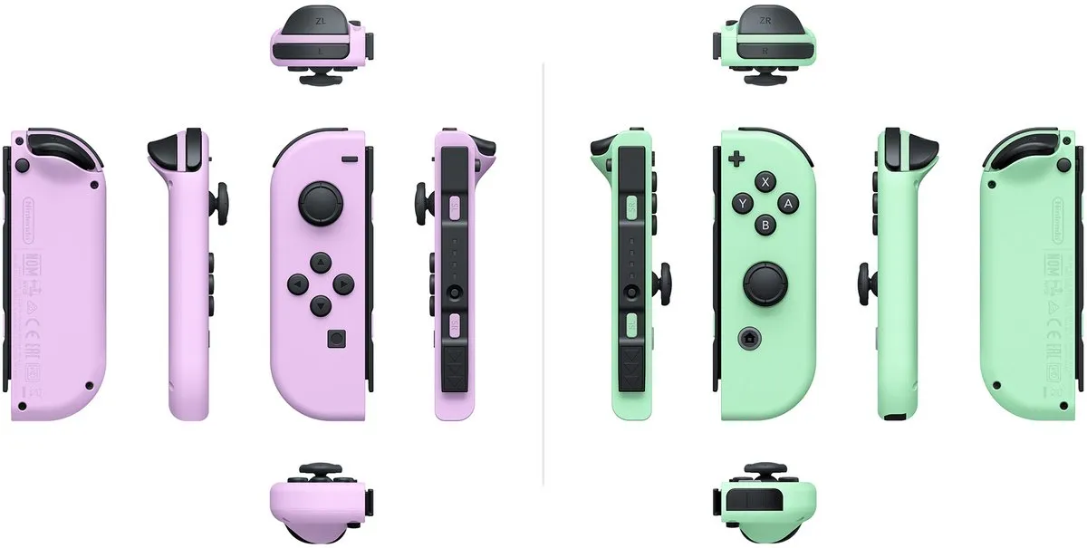 Nintendo Switch Joy-Con Controller paar - Pastel Paars en Groen
