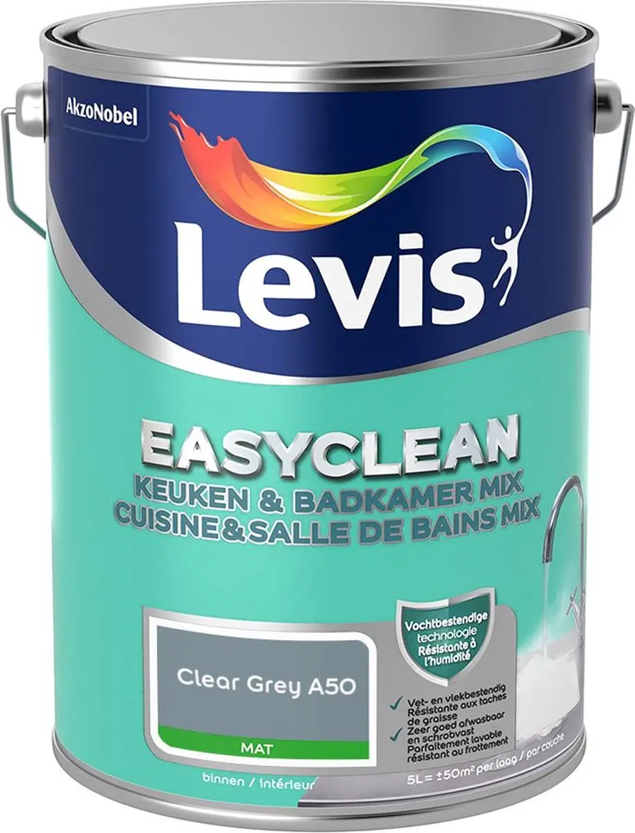 Levi's Easyclean Mengverf Clear Grey A50