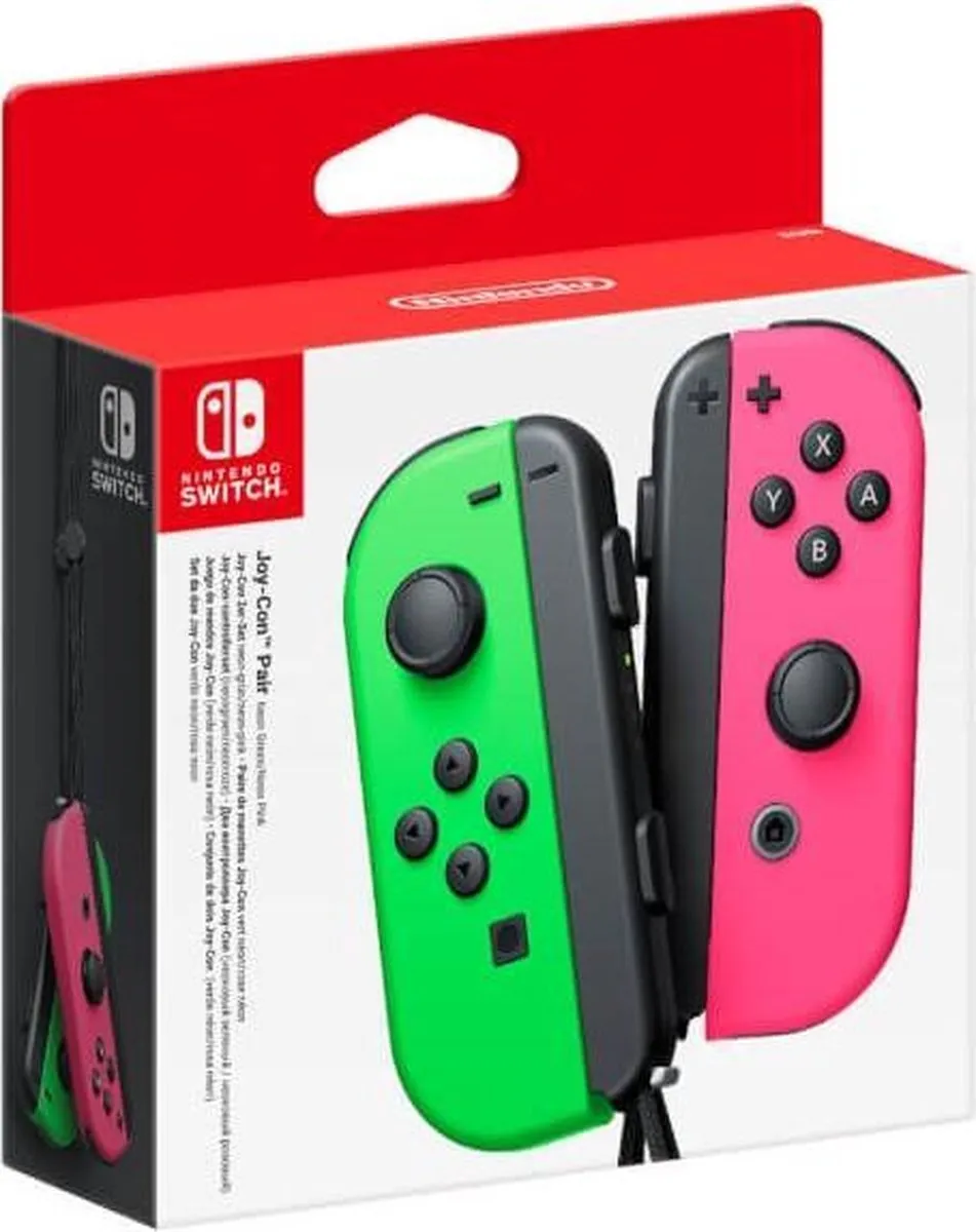 Nintendo Switch Joy-Con Paar - Neon Groen & Roze - 2512366