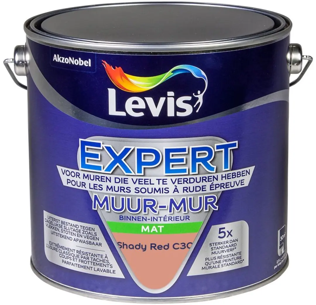 Levi's Expert Muurverf Shady Red C30