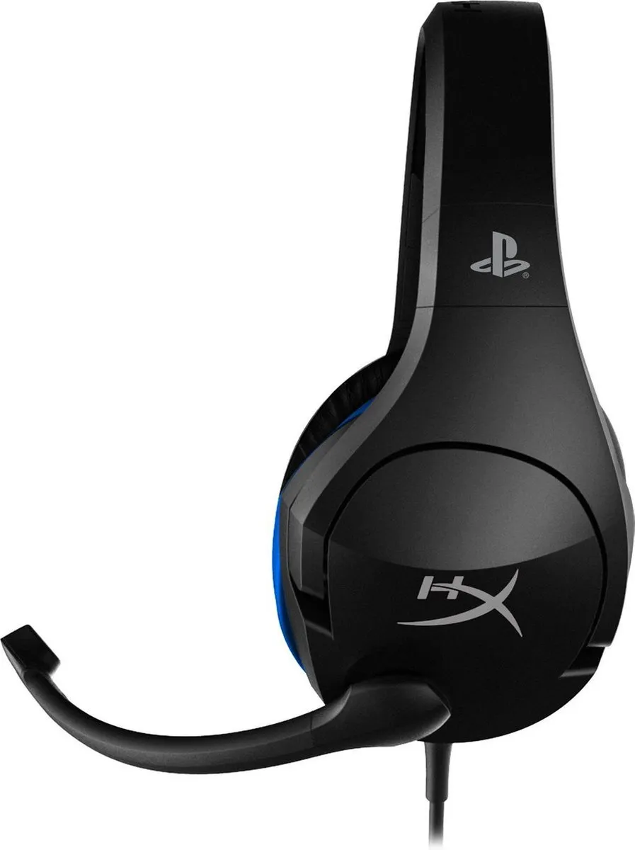 HyperX Cloud Stinger HX-HSCSS-BK/EM Gaming Headset - Zwart/Blauw - afbeelding 6 van 6