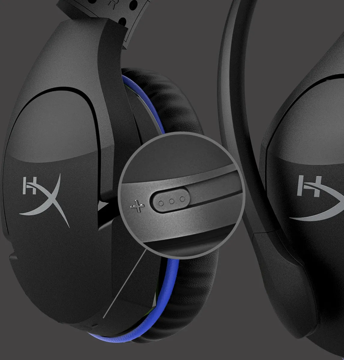 HyperX Cloud Stinger HX-HSCSS-BK/EM Gaming Headset - Zwart/Blauw