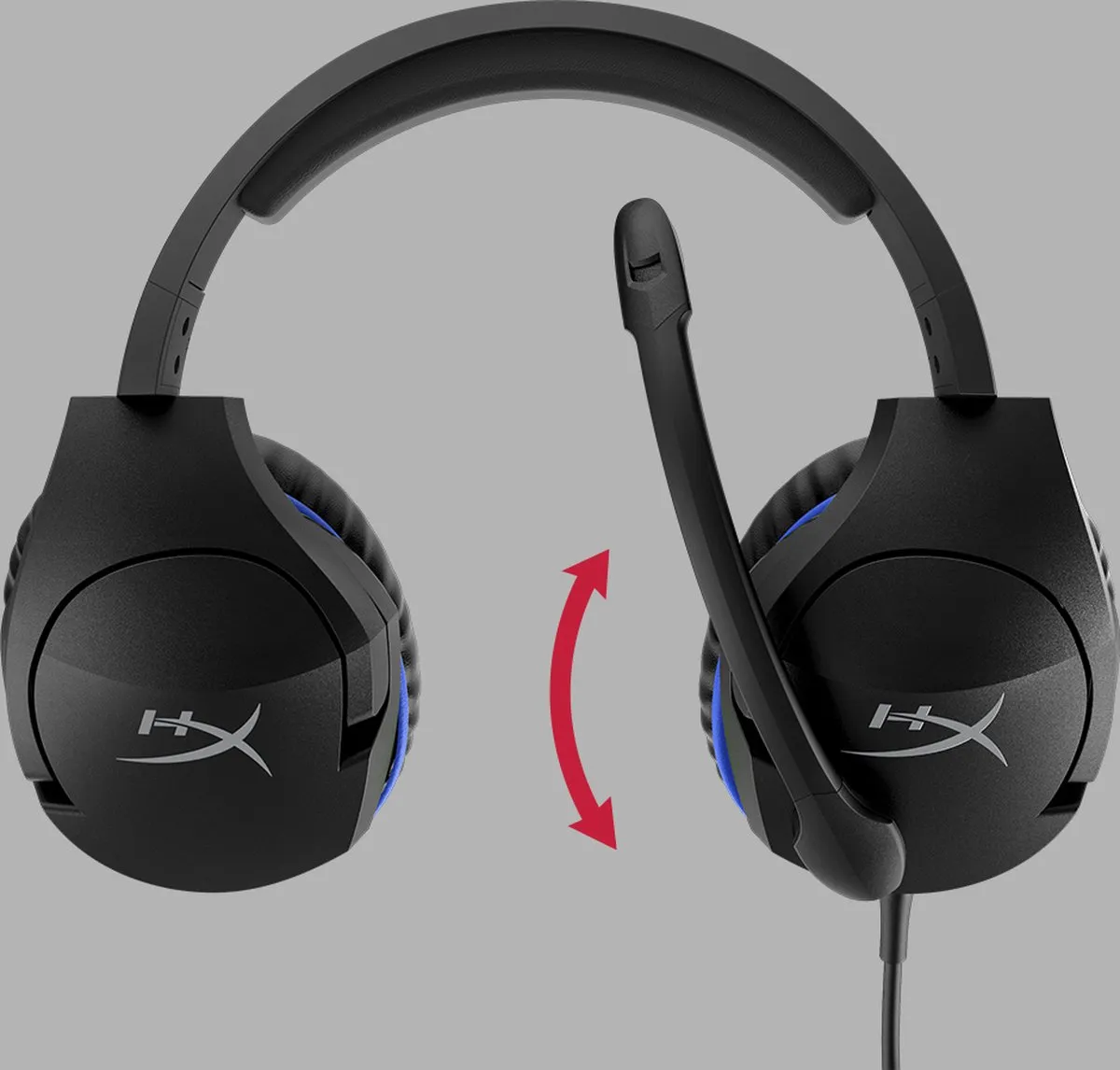 HyperX Cloud Stinger HX-HSCSS-BK/EM Gaming Headset - Zwart/Blauw