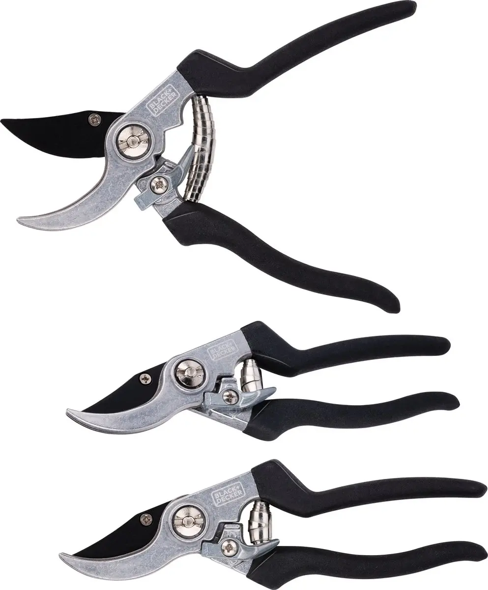 BLACK+DECKER Takkenschaar Anti-Kleef Snijbladen - Zwart