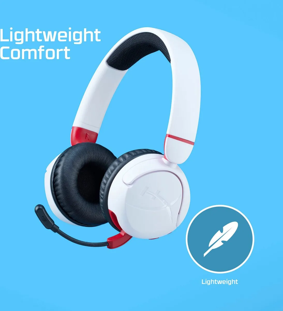 HyperX Cloud Mini 7G8F2AA Draadloze Gaming Headset - Wit