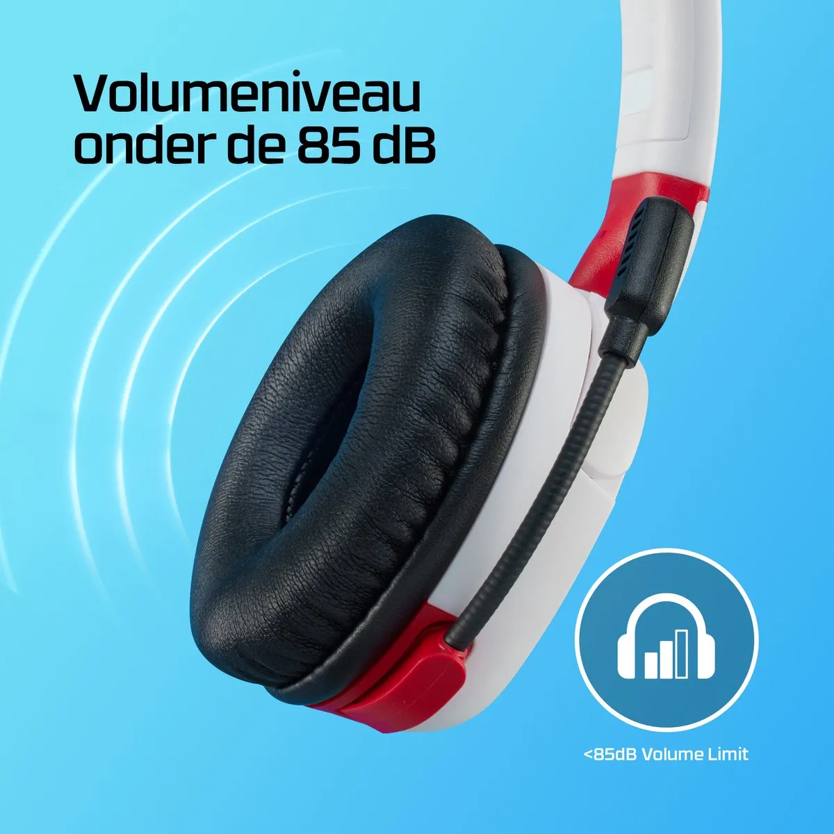HyperX Cloud Mini 7G8F2AA Draadloze Gaming Headset - Wit