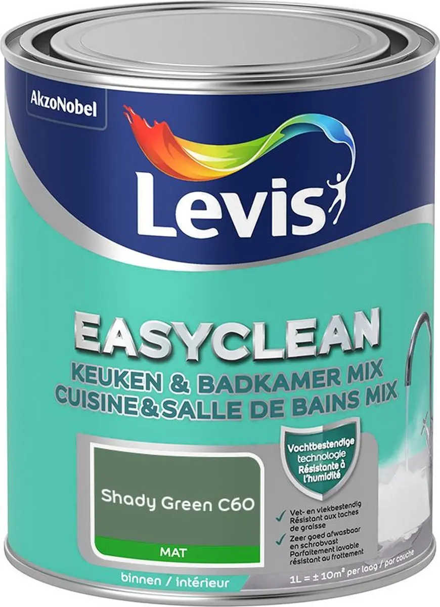 Levi's Easyclean Mengverf Shady Green C60
