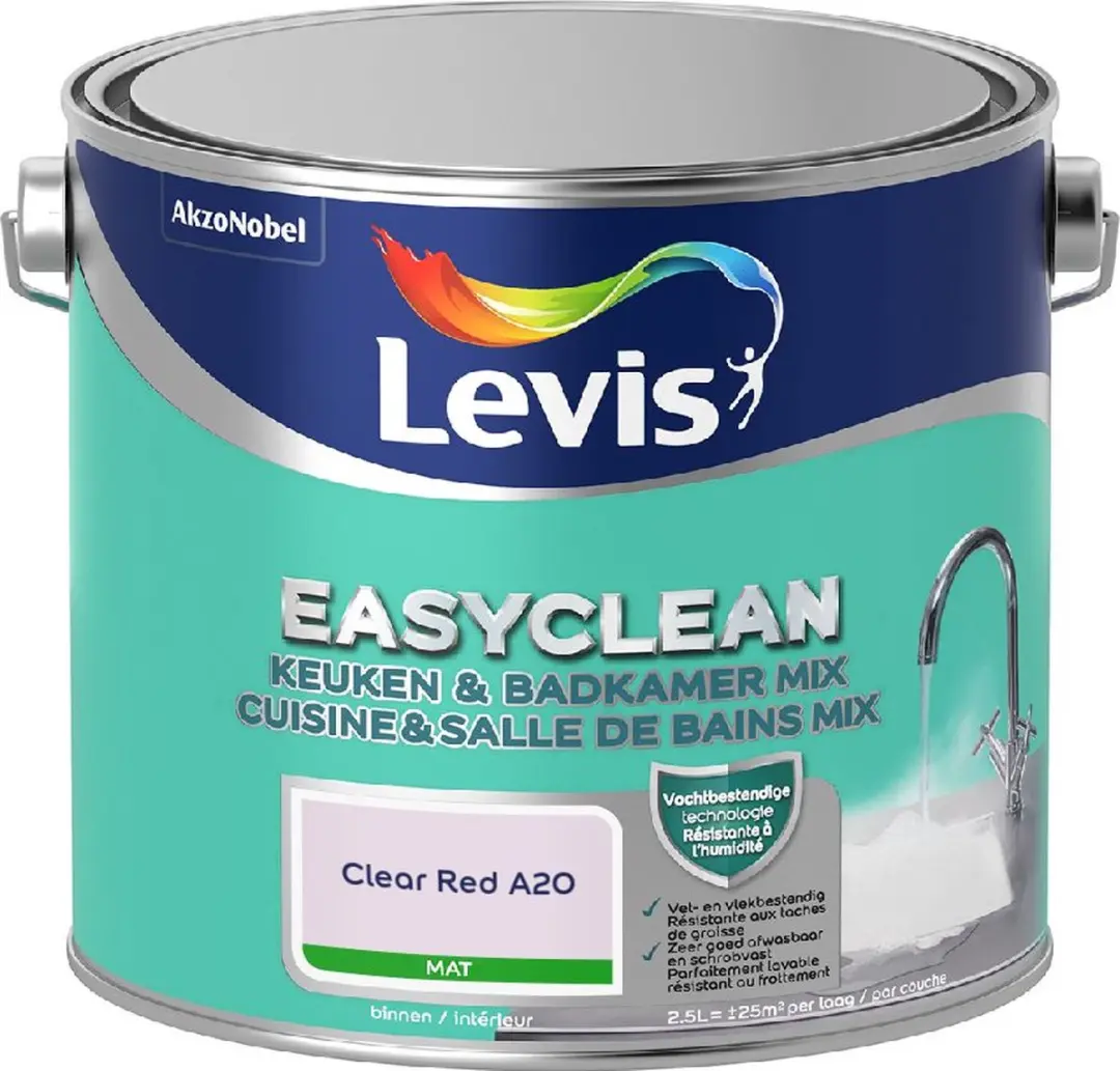 Levi's Easyclean Mengverf Clear Red A20