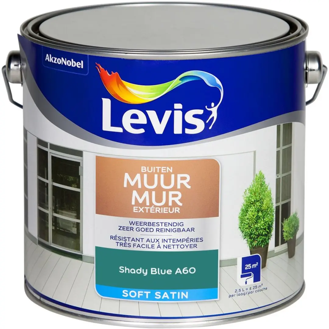 Levi's Muur Buiten Mix Shady Blue Mengverf 2,5L