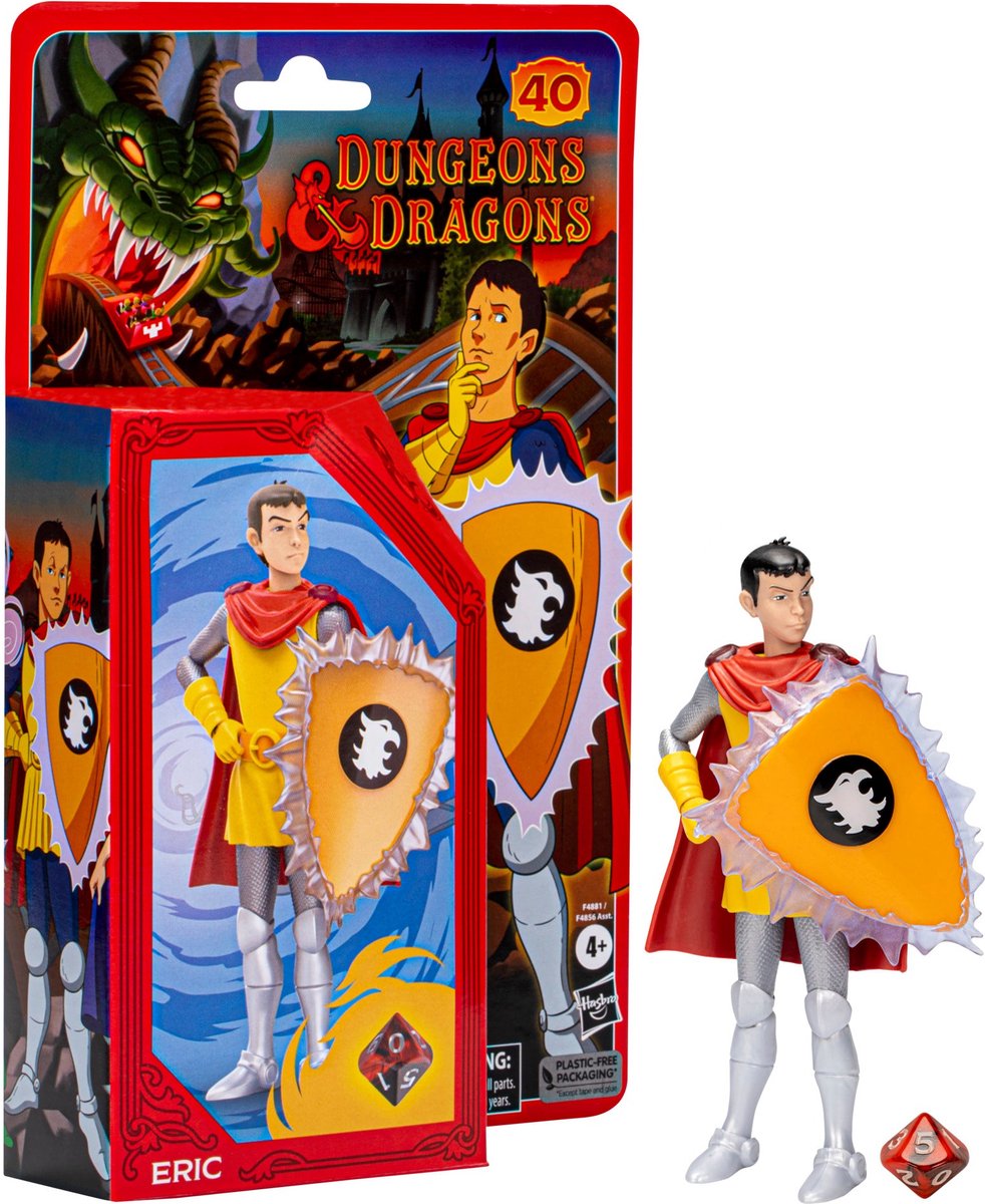 Hasbro Dungeons & Dragons Actiefiguur Dungeons & Dragons Eric 15 cm Multicolours