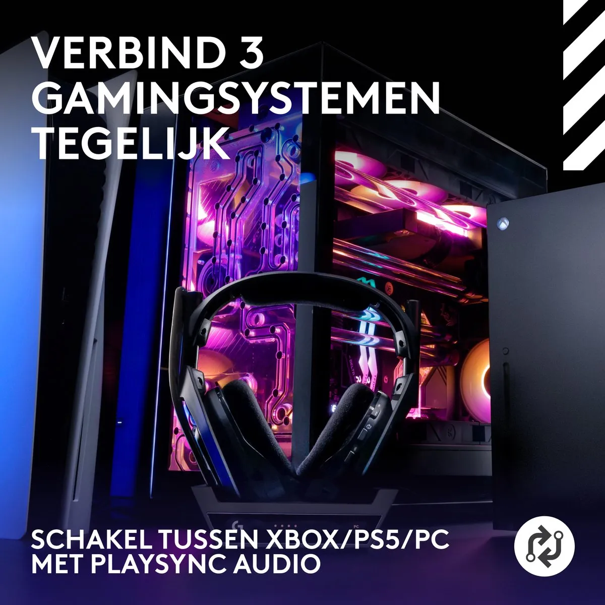 Logitech G Astro A50 Lightspeed Draadloze Headset 939-002224 - Zwart