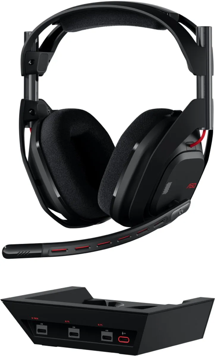Logitech G Astro A50 Lightspeed Draadloze Headset 939-002224 - Zwart - afbeelding 6 van 6