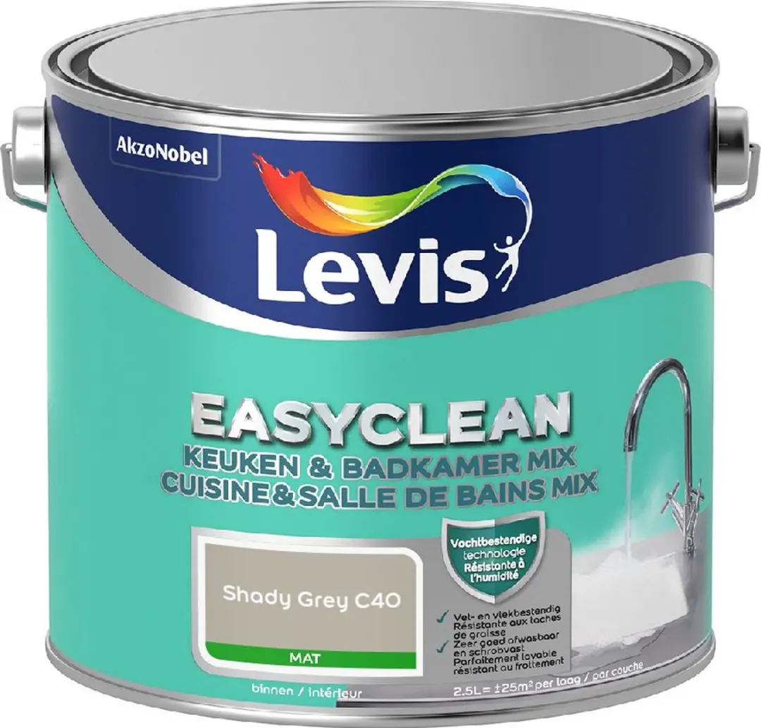 Levi's Easyclean Mengverf Shady Grey C40