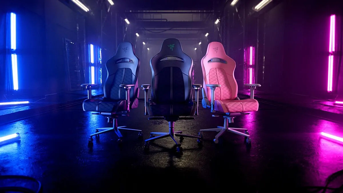 Razer Enki RZ38-03720300-R3G1 Gaming Stoel - Zwart