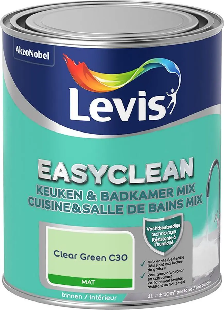 Levi's Easyclean Mengverf Clear Green C30