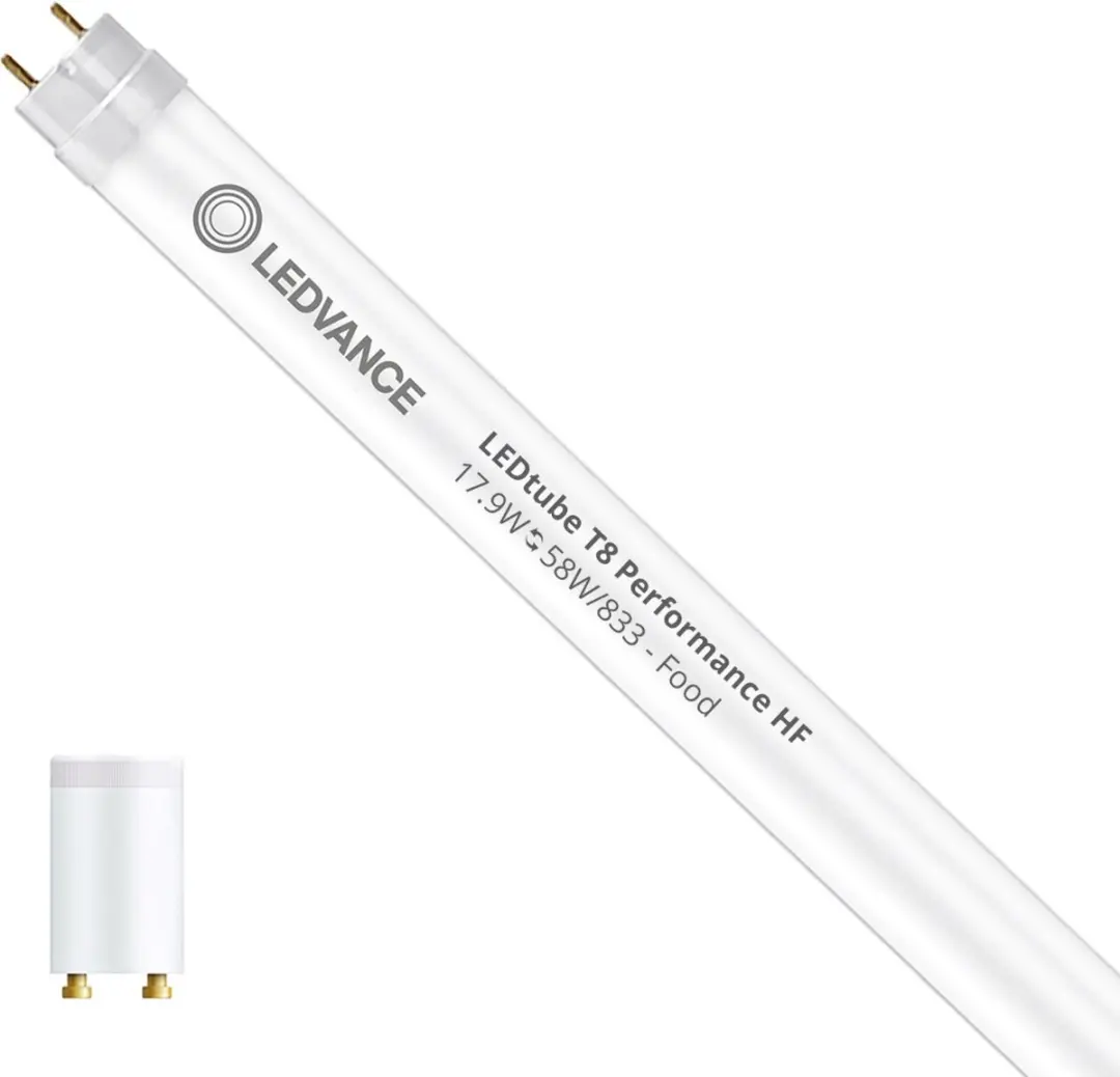 LEDVANCE T8 LED Buis 17.9W 1700lm 6500K - 150cm Mat - Vervangt 58W