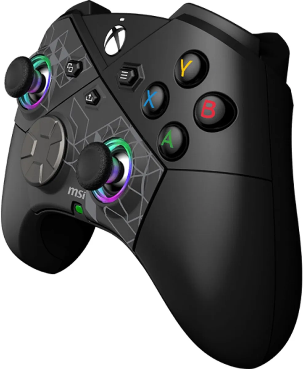 MSI FORCE PRO WIRELESS CONTROLLER - Gaming Controller - Zwart - Bluetooth - USB-C
