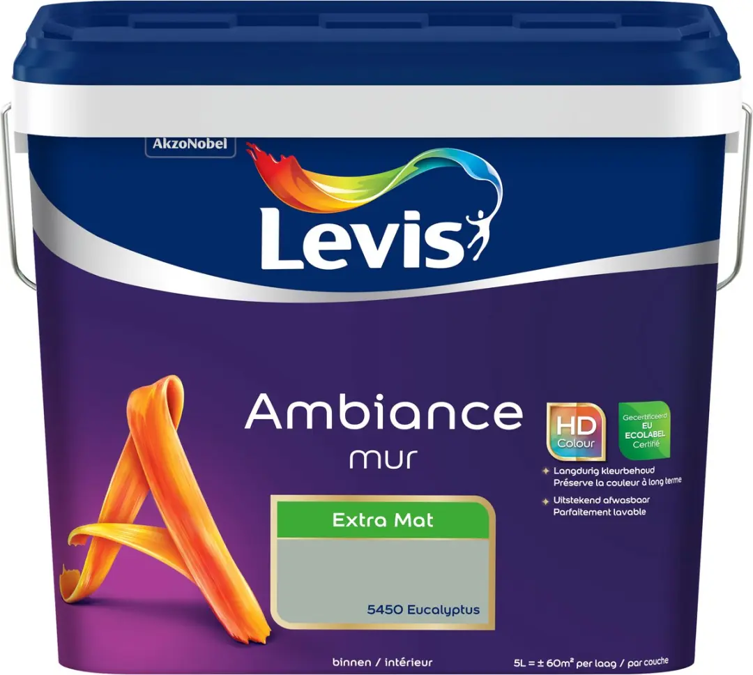 Levi's Ambiance Mur Extra Mat Eucalyptus 5L