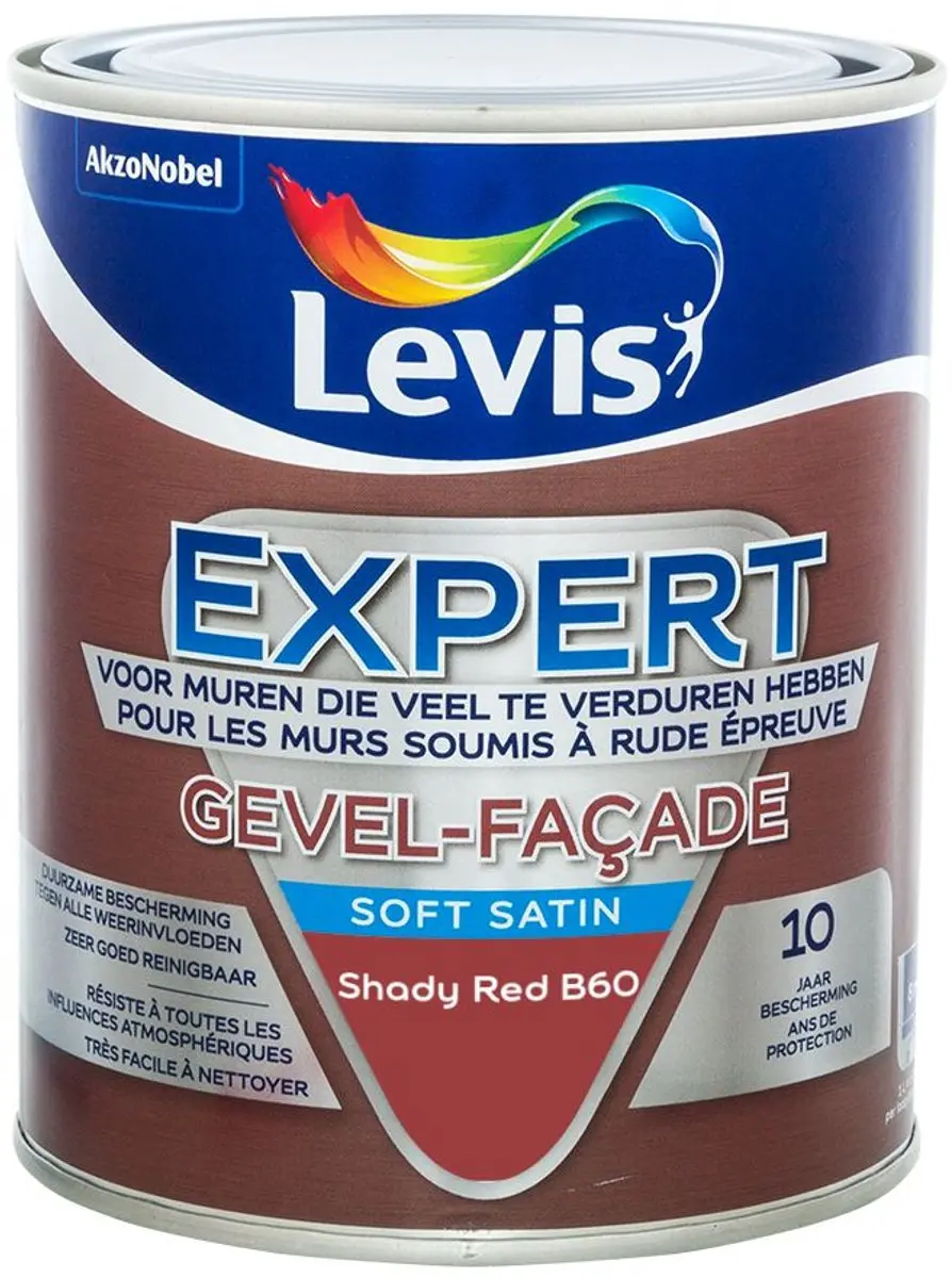 Levi's Expert Gevel Mix Shady Red B60 Mengverf 1L