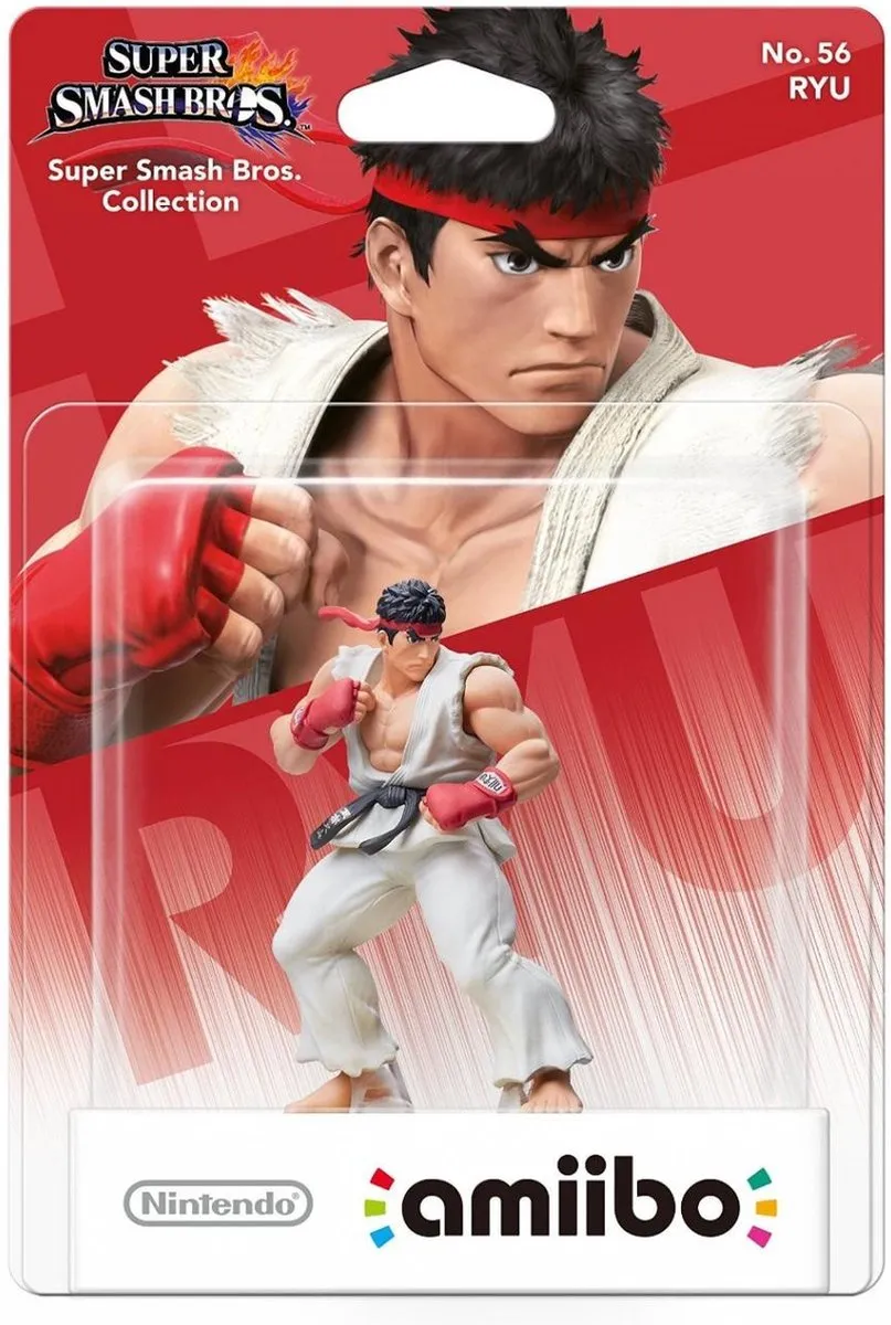 amiibo Super Smash Bros Collection - Ryu - Wii U + NEW 3DS + Switch