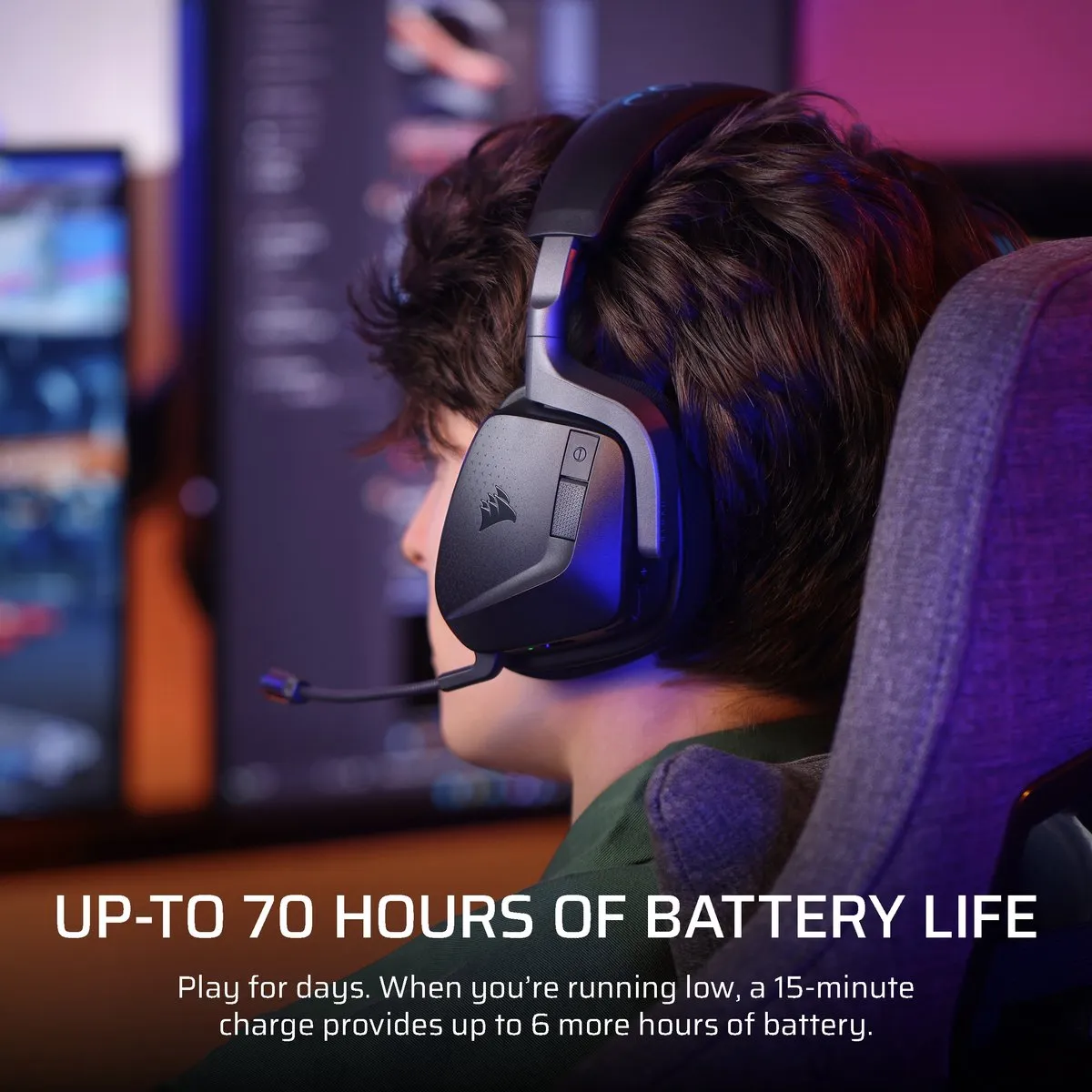 Corsair Void Max Wireless V2 Gaming Headset - Zwart