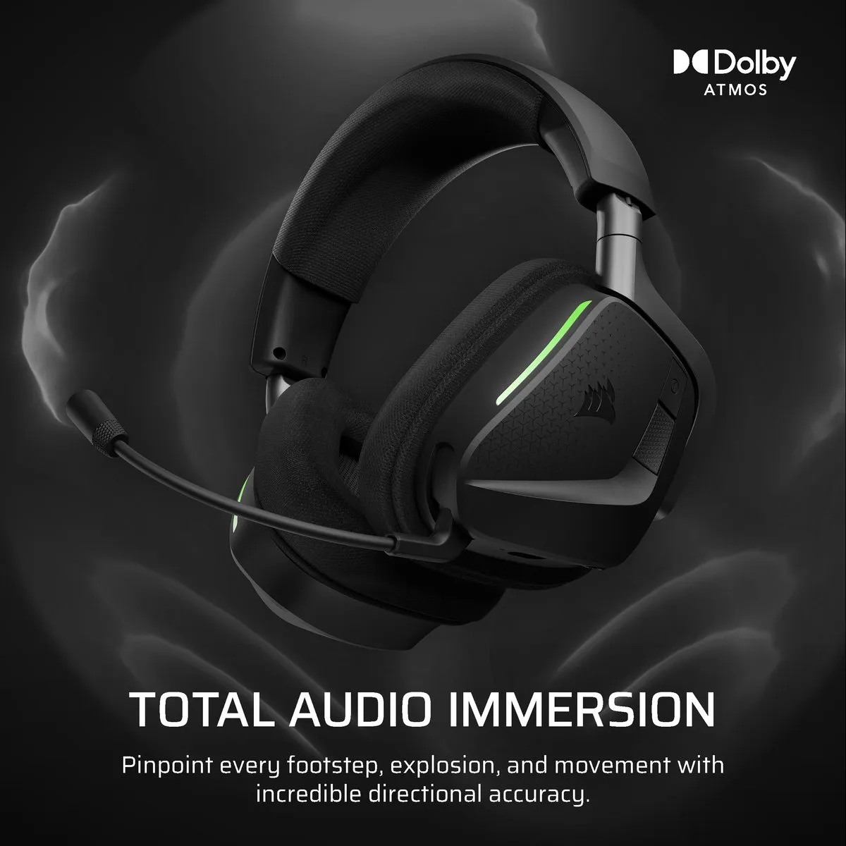 Corsair Void Max Wireless V2 Gaming Headset - Zwart