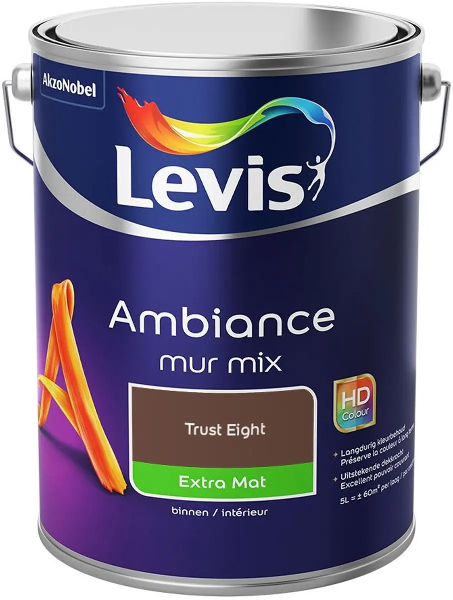 Levi's Ambiance Mur Extra Mat Mix Trust Eight Mengverf 5L