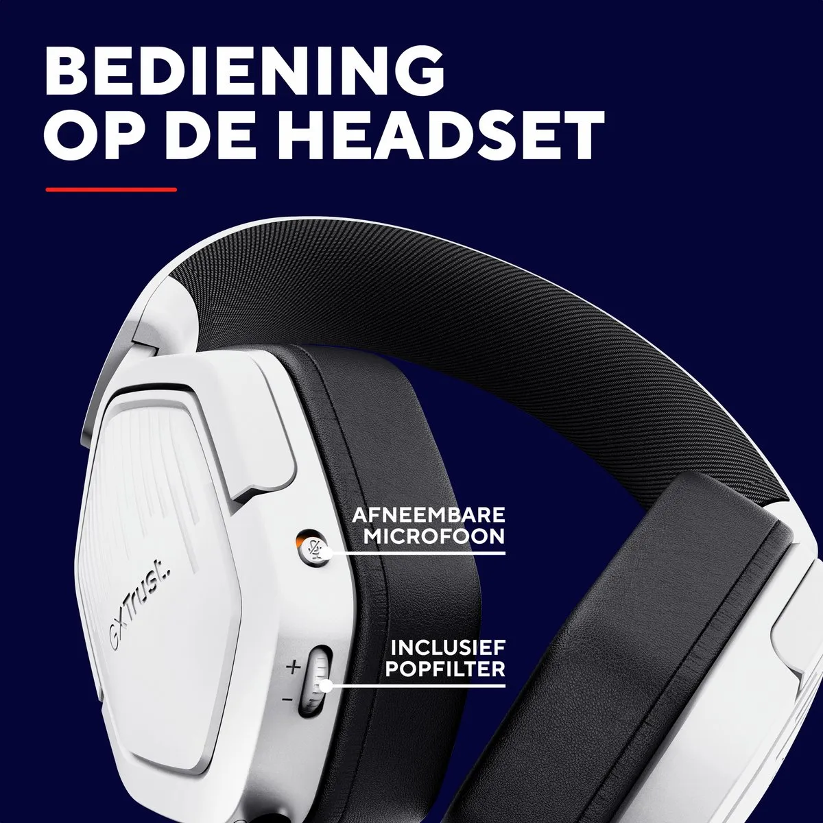 Trust GXT 492W Carus Gaming Headset - Wit