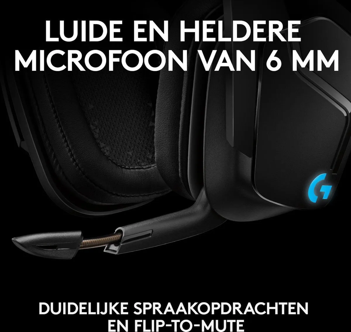 Logitech G G935 Draadloze Gaming Headset - Zwart