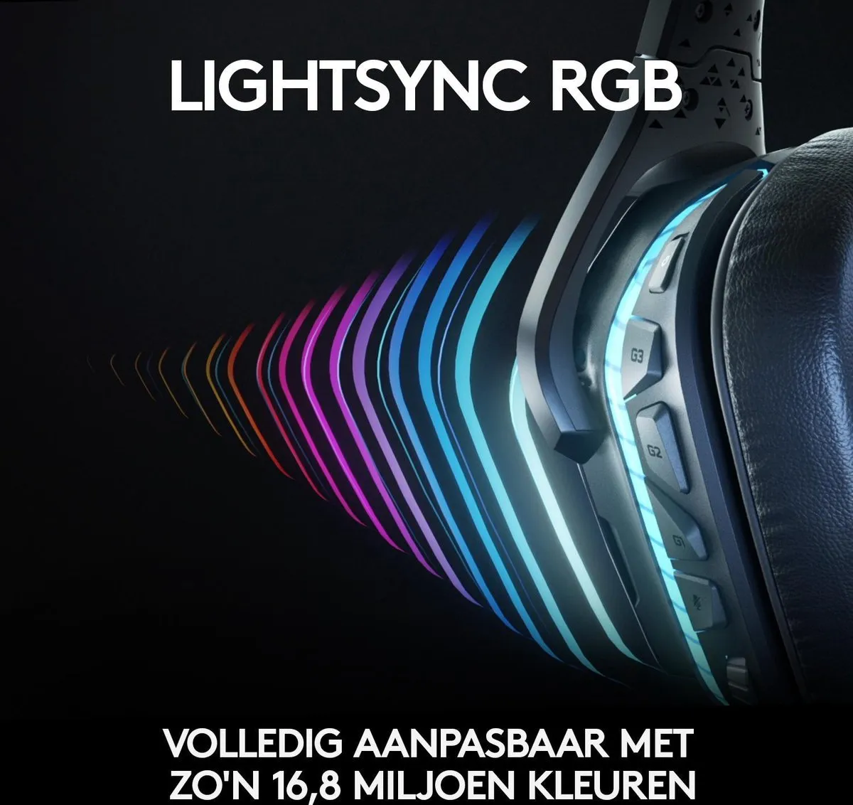 Logitech G G935 Draadloze Gaming Headset - Zwart
