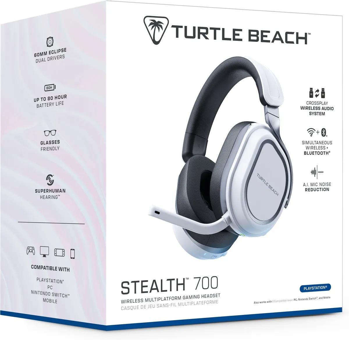 Turtle Beach Stealth 700 Gen 3 TURA44.BX.GAHB Gaming Headset - Wit