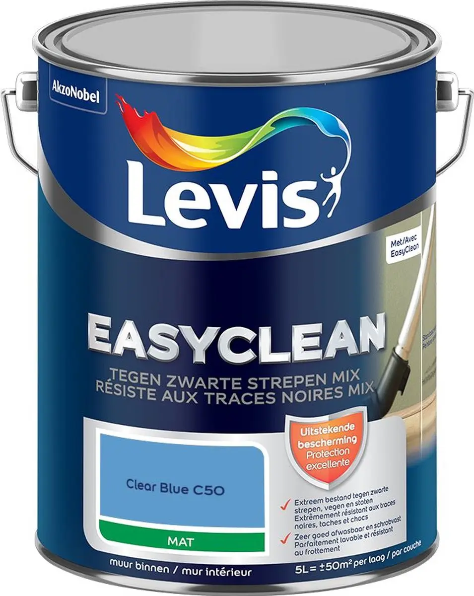 Levi's Easyclean Tegen Zwarte Strepen Mix Clear Blue C50