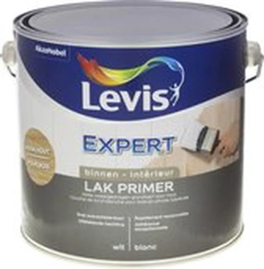 Levi's Expert Houtprimer Binnen Wit 2,5L