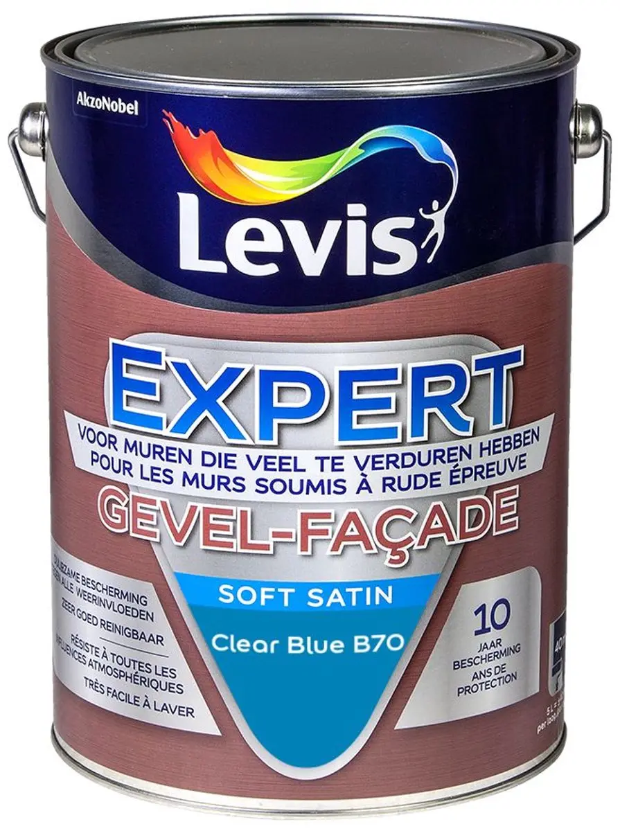 Levi's Expert Gevel Mix Clear Blue B70 Mengverf 5L