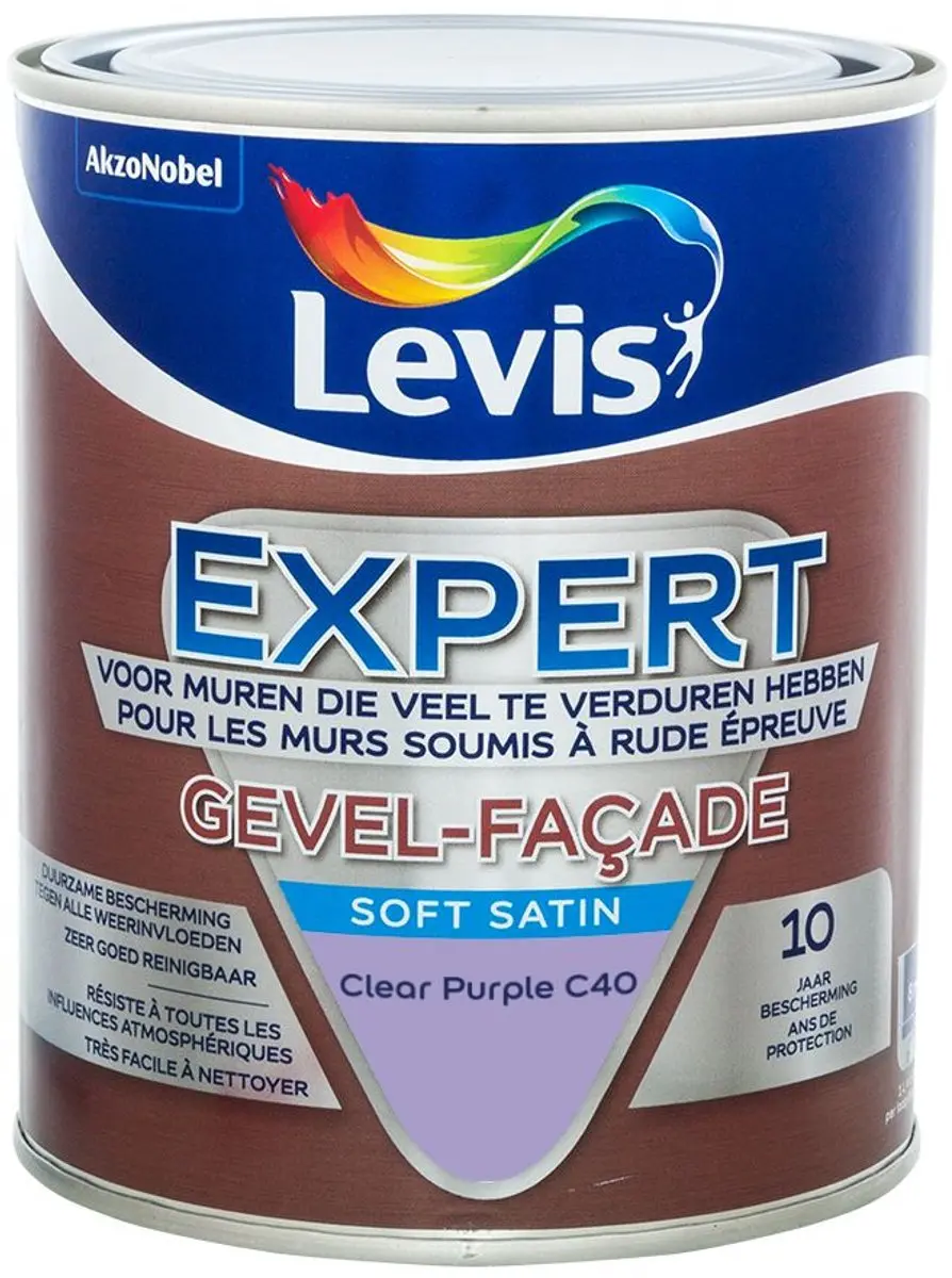 Levi's Expert Gevel Mix Clear Purple C40 Mengverf 1L