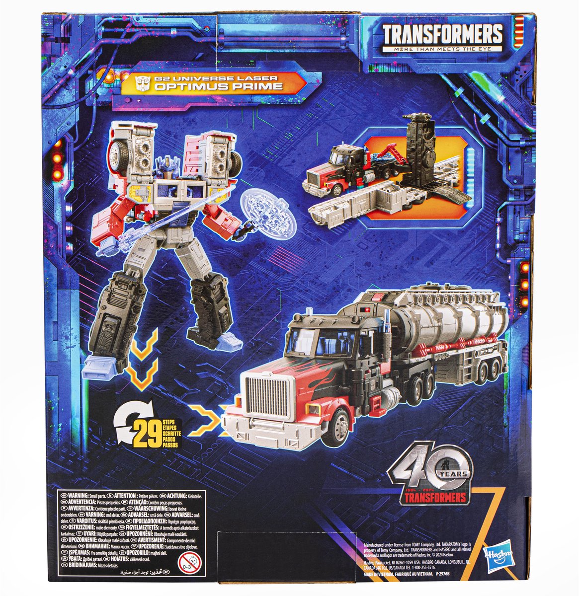 Hasbro Transformers - Transformers Generations Legacy United Leader Class G2 Universe Laser Optimus Prime 19 cm Actiefiguur - Multicolours