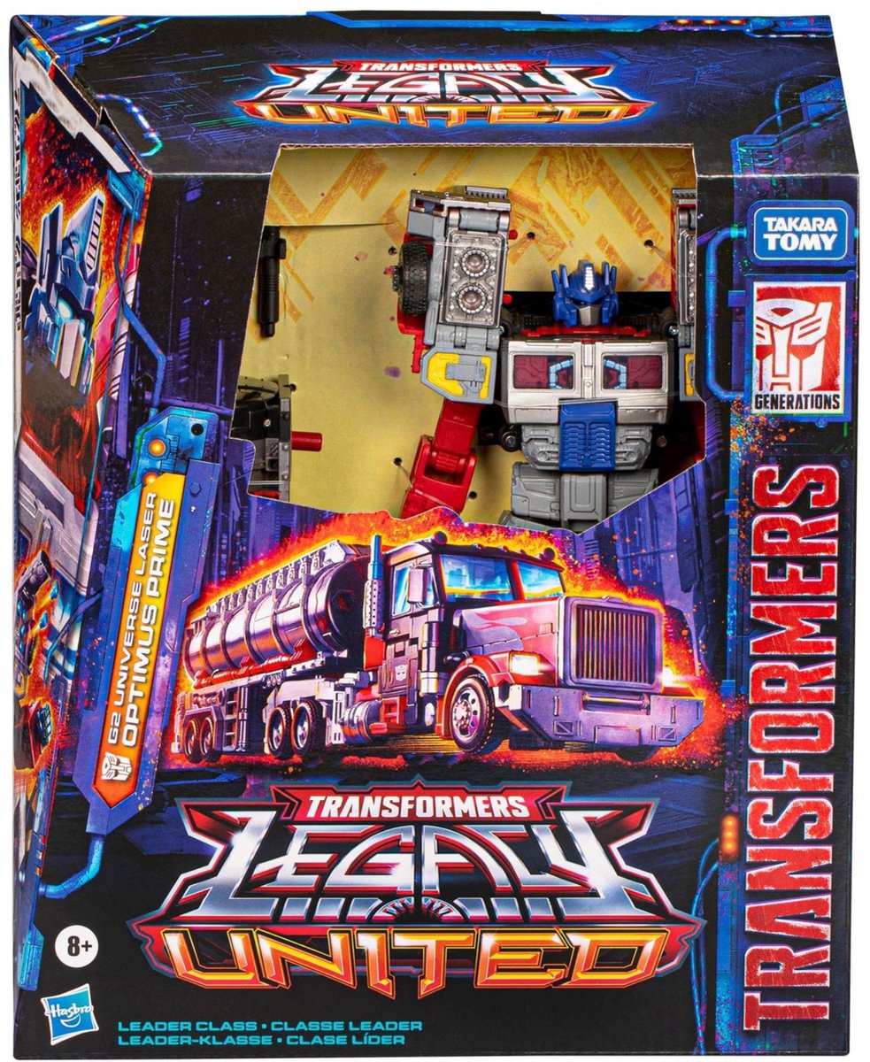 Hasbro Transformers - Transformers Generations Legacy United Leader Class G2 Universe Laser Optimus Prime 19 cm Actiefiguur - Multicolours
