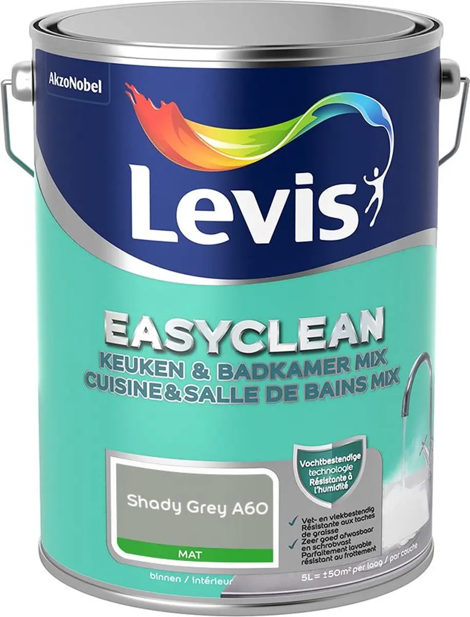 Levi's Easyclean Mengverf Shady Grey A60