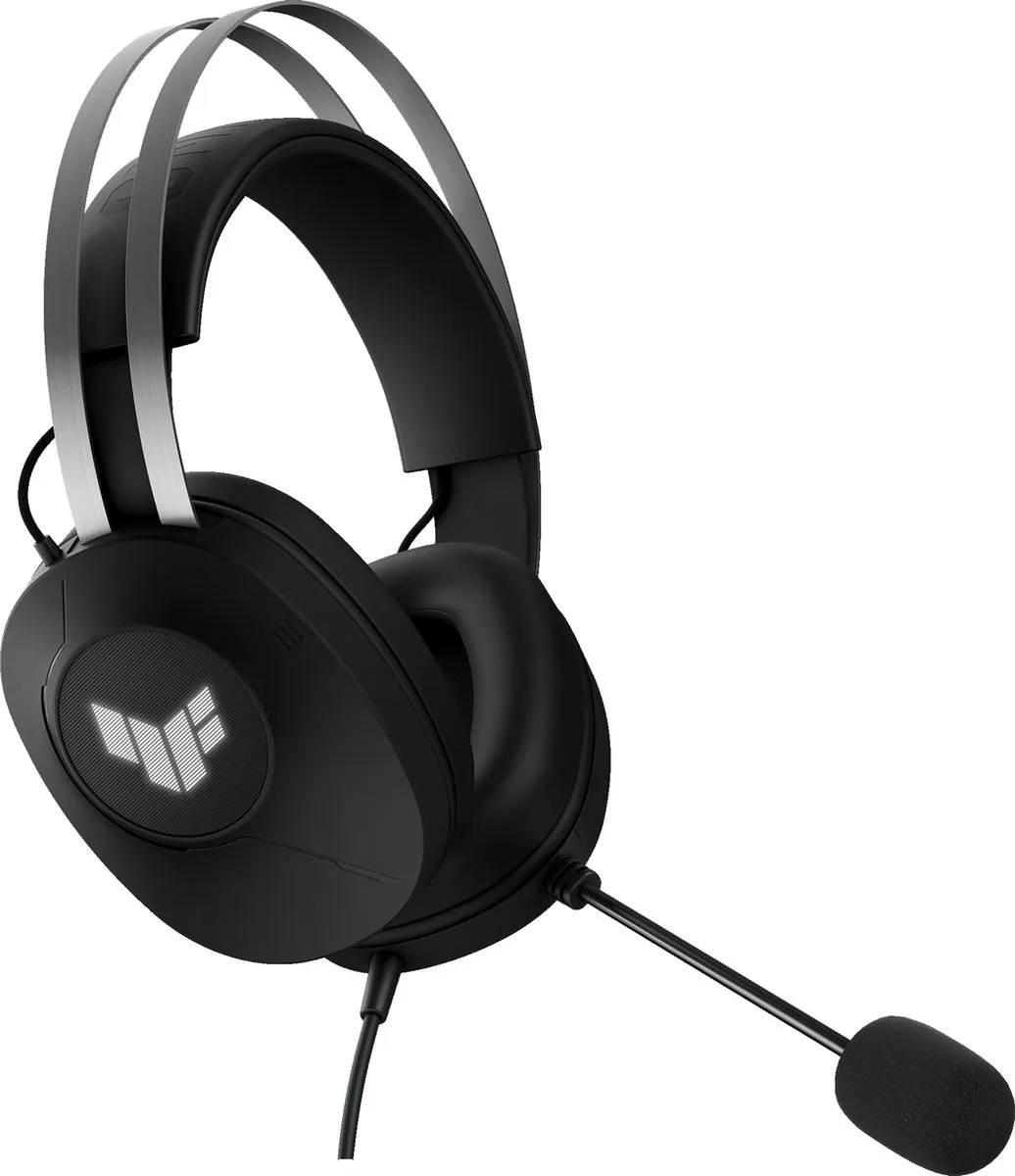 ASUS TUF Gaming H1 Gen II Headset 90YH044B-BHUA00 - Zwart - afbeelding 6 van 6