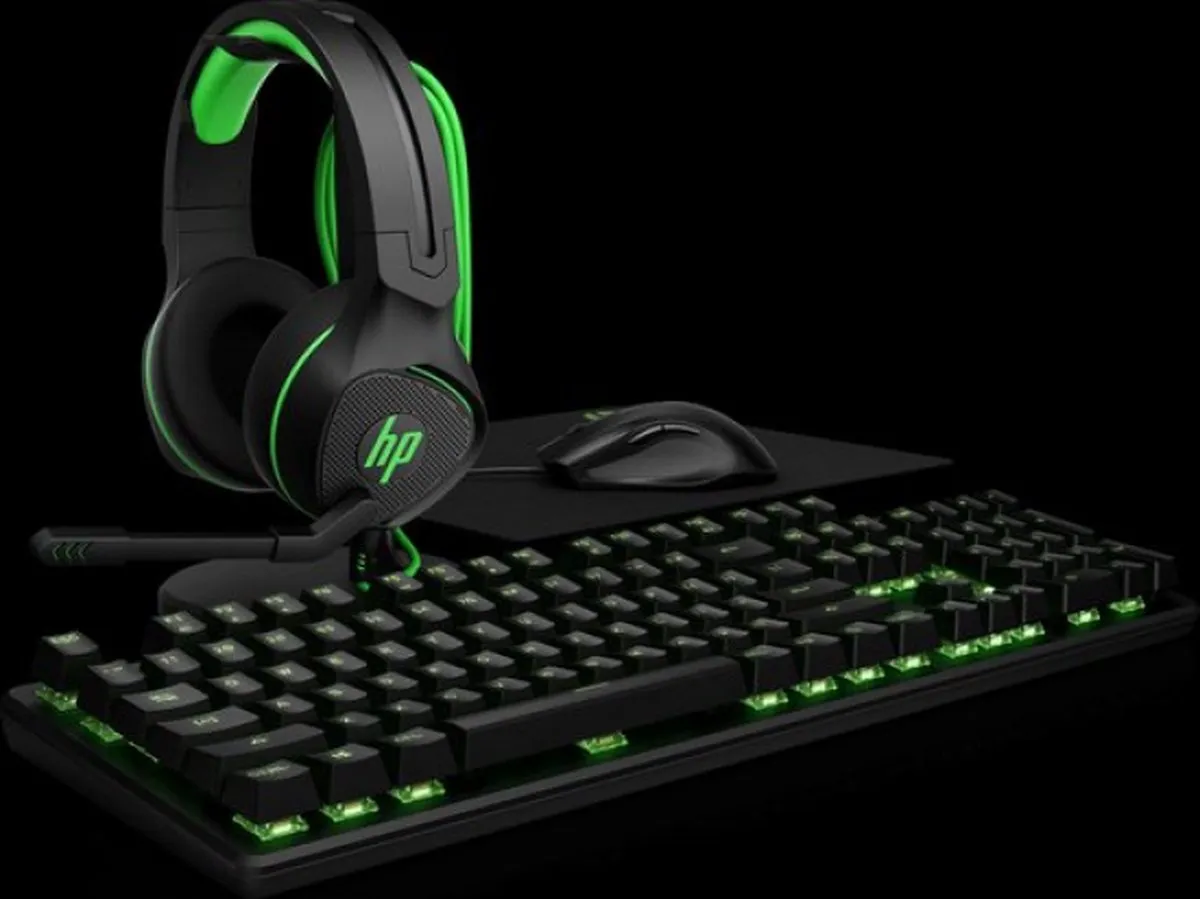 HP Pavilion Gaming Headset 4BX31AA - 40mm - Zwart/Groen