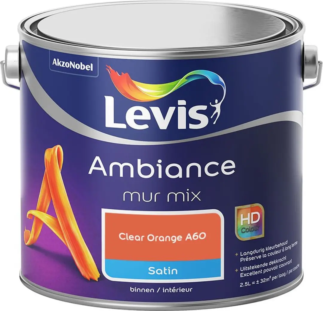 Levi's Ambiance Mur Satin Mix Mengverf 2,5L