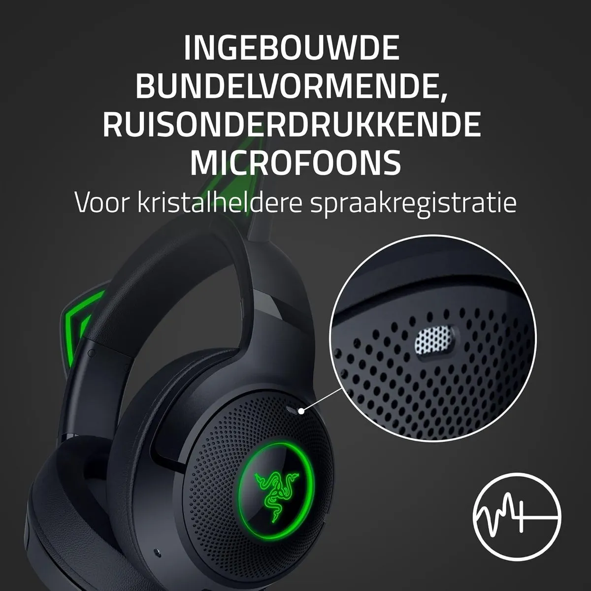 Razer Kraken Kitty V2 RZ04-04860500 Gaming Headset - Draadloos - RGB - 7.1 Surround